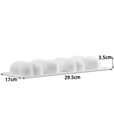 DECHOUS 3D Silicone Heart Mold Candy Making Molds Cake Mold Trays Silicone Cake Mold Silicone Soap Molds Heart Fondant Mold Candle Molds Cake Baking Moulds Chocolate Fudge White 29.5*3.5*17cm White - Buy Online on GoSupps.com
