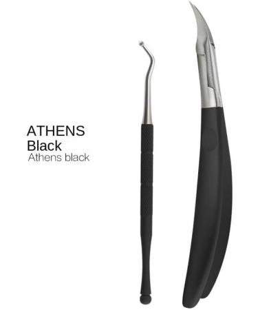 Pedicure ingrown Nail Scissors Nail Groove Pliers Nail Remover Set Bent Nose plier toenail Cuticle Nipper/207(Color:Dange Yadianhei) - Buy Online on GoSupps.com