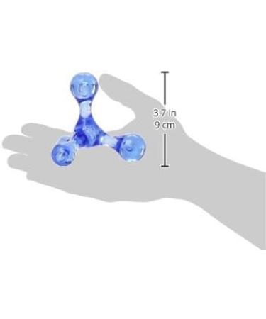 Selfnobb 4-Member Massage Device - Relieve Back Neck Shoulder & Foot Pain Anywhere | Portable Spun Massage for Home Office & Travel (Blue) - Buy Online on GoSupps.com