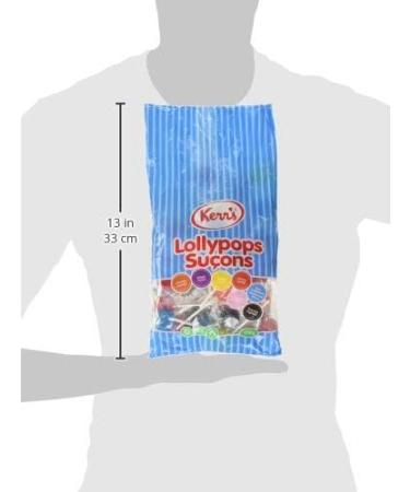 Kerr's Assorted Lollypops with 7 Different Flavors of Blue Raspberry Lemon Lime Cherry Grape and Liquorice Proudly Made in Canada (2 - Bags) 2 Count (Pack of 1) - Buy Online on GoSupps.com