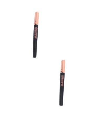 NOLITOY 2pcs Eyeliner Pencil Makeup Eyeliner Sweat-resistant Eyeliner No Smudge Liquid Eyeliner 1 count (Pack of 1) As Shownx2pcs