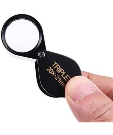 Magnifying Glasses Educational Hobby Magnifiers Portable Pocket Magnifier Identification View The Tiny Text of The Vial Foldable Protect The Lens Comfortable Anniversary - Buy Online on GoSupps.com