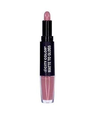 City Color Matte to Gloss Lipstick in Mauve - Long Lasting Formula - Buy Online on GoSupps.com