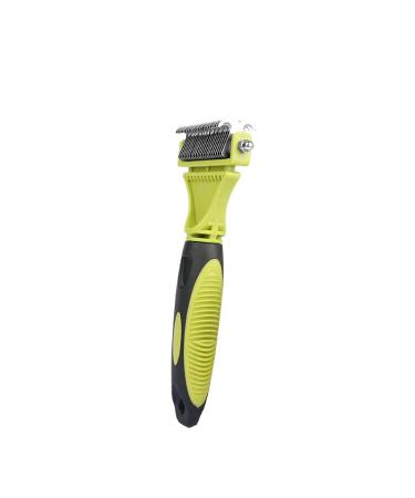 Pet Grooming Brush for Dogs/Cats Double Sided Hair Removal Tool and Undercoat Rake for removing loose undercoat and tangles reducing shedding by up to 95% ideal for short to long hair breeds