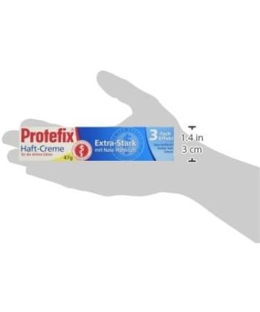 Protefix Extra Strong Denture Adhesive Cream - 47g | Long-Lasting Wet Adhesive Power for Secure Fit - Buy Online on GoSupps.com