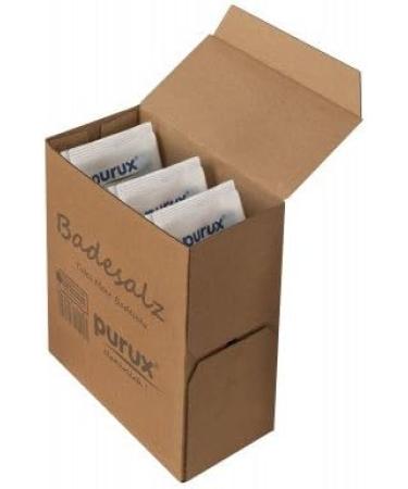 Purux Dead Sea Salt Bath Salt - Natural White | 3x1kg Sustainably Packaged | Premium Quality for Relaxation & Wellness - Buy Online on GoSupps.com