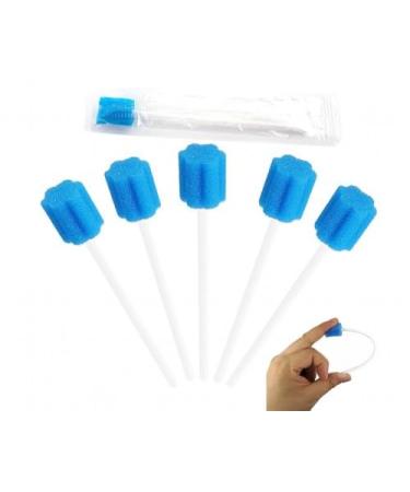 80 pieces cleaning mouth swab oral care sponge mouthpiece dipper cotton swabs oral hygiene sponge one -way oral care sponge oral sponge disposable sterile cotton swab