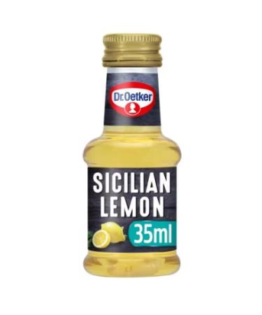 Dr.Oetker Sicilian Lemon Natural Extract( 35Ml X 2)_Natural Lemon Extract_Suitable for vegans_Made from real lemons.