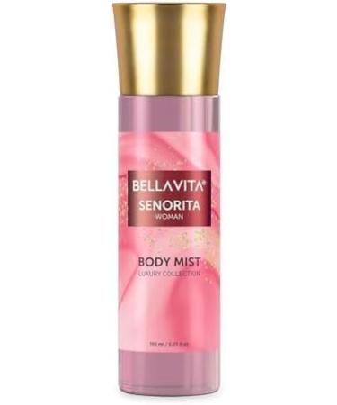 prime craft Bella Vita Luxury Senorita Women Body Spray Mist Perfume for Refreshing Floral & Pomegranate Long Lasting Fragrance with Mint 150 Ml