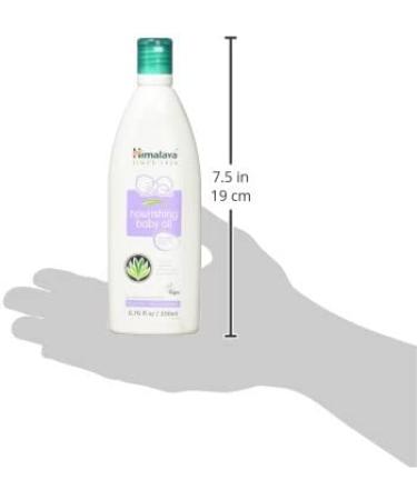 Himalaya Nourishing Baby Oil Olive Oil and Winter Cherry 6.76 fl oz (200 ml) - Buy Online on GoSupps.com