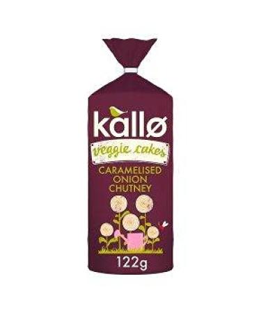 Kallo Kallo Foods Pack of 6 Caramelized Onion Cakes 122g