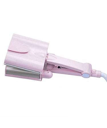 3 Barrel Curling Iron Hair Waver 32mm (1.25") Hair Curler Crimper Tool Beach Wave Curling Wand Ceramic Tourmaline Ionic Deep Wave Curler Triple Barrel Curling Iron for Short Long Hair Dual Voltage