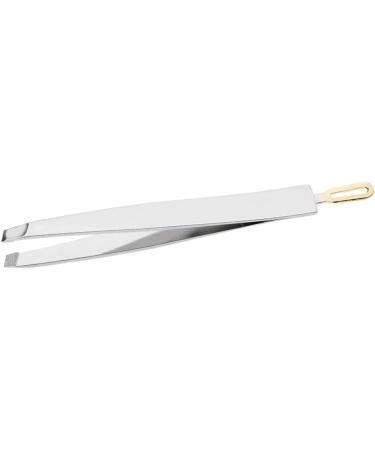 Jojomis 2-in-1 Stainless Steel Eyebrow Shaper & Blackhead Cleaning Tool - Portable Tweezers for Flawless Skin - Buy Online on GoSupps.com