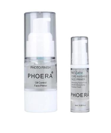 ONEKLIK PHOERA Primer Pore Primer Full Coverage Foundation Oil control Long lasting Makeup Foundation Primer Oil Free Makeup Base (6 ml) 6 ml (Pack of 1)