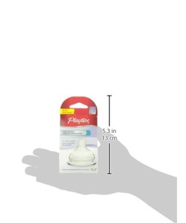 Playtex FullSized Nipple Medium Flow - 2 Pack | Baby Bottle Nipples - Buy Online on GoSupps.com