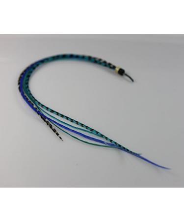 Ocean Blue 7-10 Salon Quality Feather Extensions - Pack of 5 - Buy Online on GoSupps.com