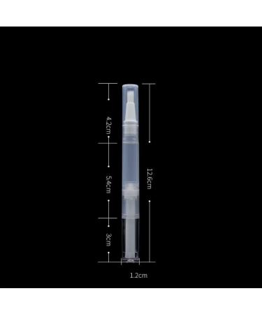 3ml Nail Twist Pens Empty Transparent Nail Oil Pen with Brush Tip Empty Cuticle Oil Pen Cosmetic Container Pen Lip Gloss Tubes for Lip gloss Nail Polish Eyelash Growth Liquid (10pcs) - Buy Online on GoSupps.com