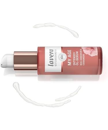 lavera MY AGE Oil Serum - Reduces pigment spots - Facial care for mature skin - Moisturizing - Vegan - Natural cosmetics - 30 ml - Buy Online on GoSupps.com