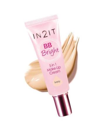 #MG IN2IT BB Make Up Cream BQB01 Ivory 10g -An all-in-one BB cream that provide 5 benefits includes foundation make-up base primer concealer and sun screen with SPF50 PA+++