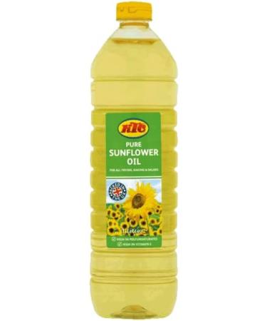 KTC Pure Sunflower Oil 1L | This oil type is prepared by pressing the sunflower seeds | For all frying baking & salads | Indian Origin | Pack Of 4 - Buy Online on GoSupps.com
