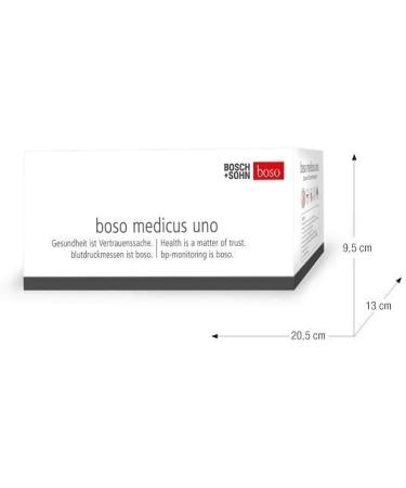 Buy Boso Medicus Uno Upper Arm Blood Pressure Monitor - Accurate Easy-to-Use Large Display & Arrhythmia Detection with Adjustable Cuff (22-32cm) | International Shipping Available - Buy Online on GoSupps.com