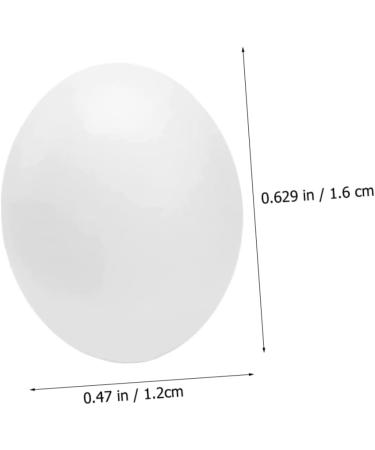 Yardwe 12pcs Fake Eggs Minieggs Household Egg Props Mini Egg Graffiti Plastic Eggs Fake Bird Eggs Parrot 1.6x1.2cm White - Buy Online on GoSupps.com