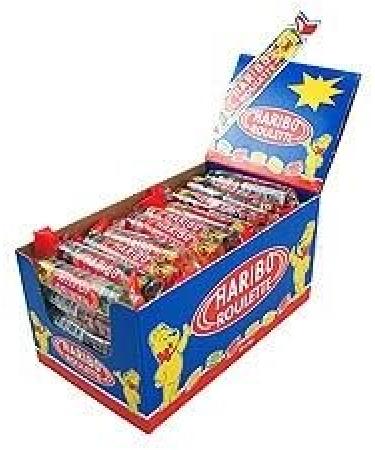 HARIBO Roll of 45 Rolls of 10 Fruit Jelly Sweets 25 g - Buy Online on GoSupps.com