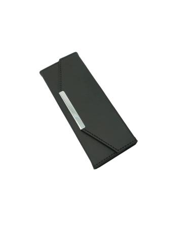 JIHUOO Black Eyelash Tweezers Case Empty Tweezers Storage Box Portable Tweezers Container Bag for Eyelash Tweezers