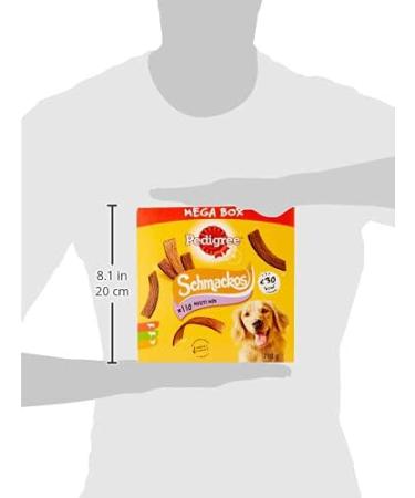 Pedigree Schmackos - Dog Treats Meat Variety 110 Strips - Buy Online on GoSupps.com