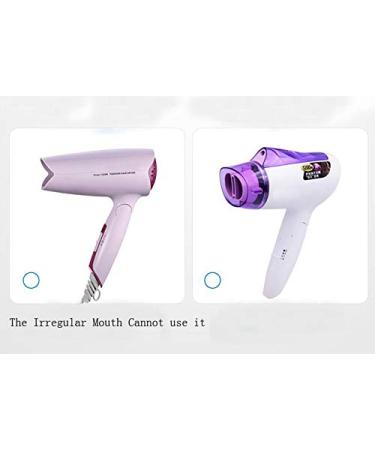 2PCS Black Plastic Salon Hair Dryer Nozzle Replacement Narrow Concentrator Blow Dryer Attachment for Outer Diameter 4.2cm-4.6cm - Buy Online on GoSupps.com