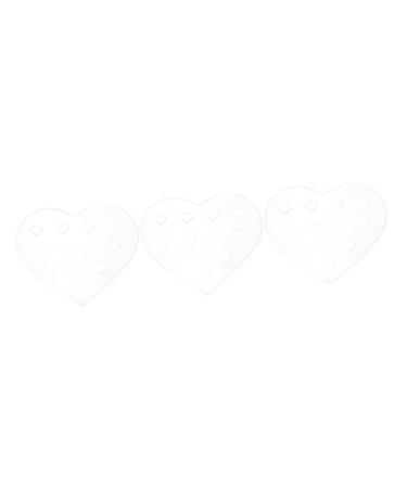 FRCOLOR 3pcs Hair Drop Glue Tool Grafting Gasket Pallet Salon Supply Round Tray Eyelash Glue Plates Football Leg Sleeve Eyelash Gasket Eyelash Extension Pallet Washers Glass Mix Eyelashes