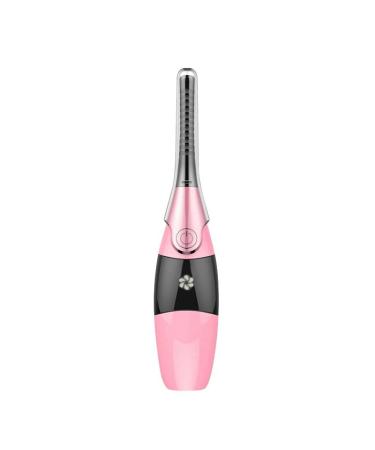 RIYAN Heated Eyelash Curler Electric Eyelash Comb LCD Display Rechargeable Quick Heating Curling Pink
