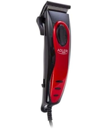 ADLER AD2825 Hair Clipper - Glossy Red Steel Design Multi-Colour One Size | International Shipping Available - Buy Online on GoSupps.com