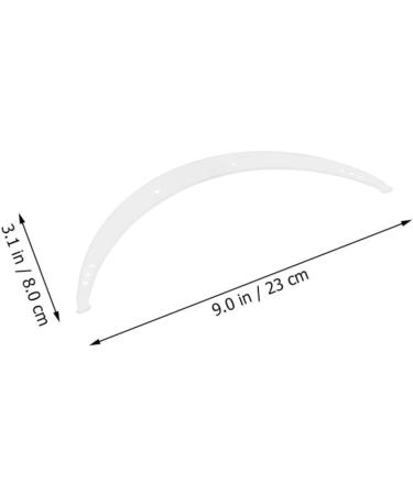NOLITOY 1 Set Positioning Ruler Drawing Line Tool Eyebrow Ruler Sticker Eyebrow Shaper Ruler Acrylic - Buy Online on GoSupps.com