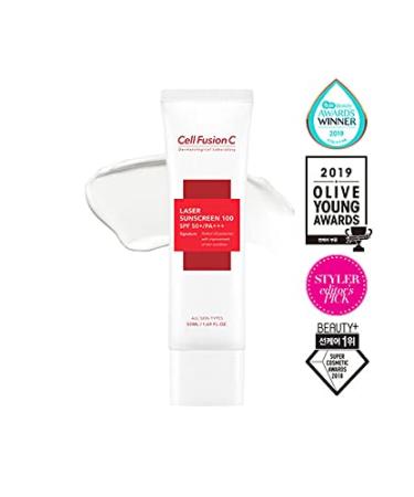 Buy Cell Fusion C Laser Sunscreen - Facial & Body Sunscreen for All Families | 50ml x 2 | International Shipping - Buy Online on GoSupps.com