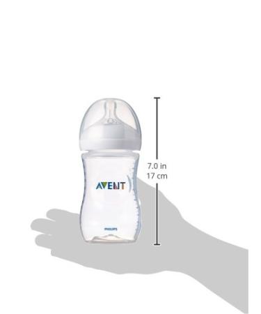 Philips Avent Natural Baby Bottles Clear 9 Ounce (4 Pack) - Buy Online on GoSupps.com