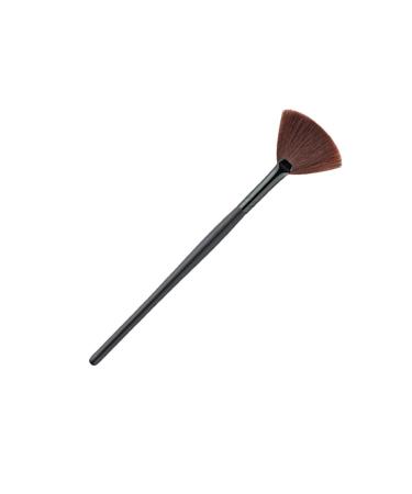 POPETPOP Makeup Brush Face Brush Makeup Blush Facial Highlighter Brush Loose Brush Fan Shaped Brush Makeup with Wooden Handle Applicator Liquid Blush Hair Fan Tricolor