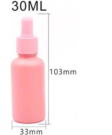 2 Pcs 30ml Pink Glass Dropper Bottles - Refillable Essential Oil Containers for Perfume & Aromatherapy - Buy Online on GoSupps.com