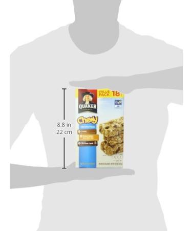 Quaker Chewy Granola Bars Variety Pack - 18 Count | Delicious Snack Bars - Buy Online on GoSupps.com