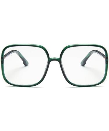 Fuqinqingoz Large Quadratic Anti-Blue Light Glasses | Oversized Computer Readers | Clear View & Ergonomic Design | Enhanced Comfort | Size: +350 Color: C6 - Buy Online on GoSupps.com