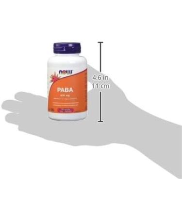 Now PABA 500mg w/Vit C 100vcap - Buy Online on GoSupps.com