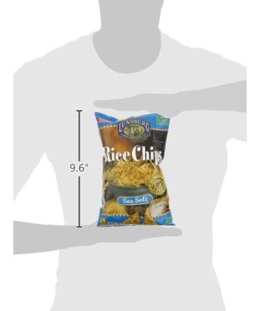 Lundberg Rice Chips Sea Salt 6 Oz - Gluten-Free Snack Option - Buy Online on GoSupps.com