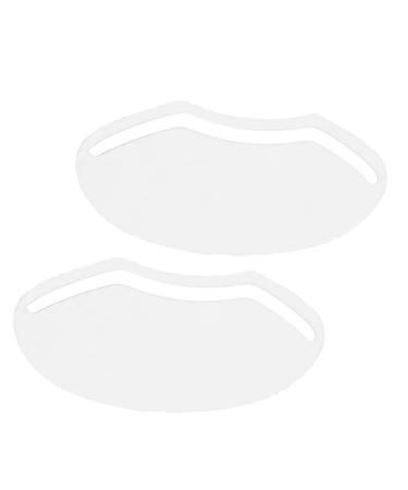 COHEALI 100pcs Salon Baffle Hair Face Cover Salon Hair Cover Salon Eyeprotector Salon Hair Tool