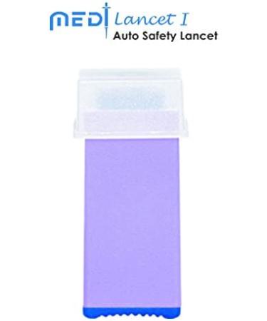 MedtLancet Pressure Activated Safety Lancets 28Gx1.8mm - 100 Pieces - Buy Online on GoSupps.com