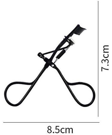 Buy WOIWO 2PCS Black Stainless Steel Eyelash Curler - Professional Cosmetic Tool with PP Silicone Cushion for Perfect Curls | International Shipping Available - Buy Online on GoSupps.com