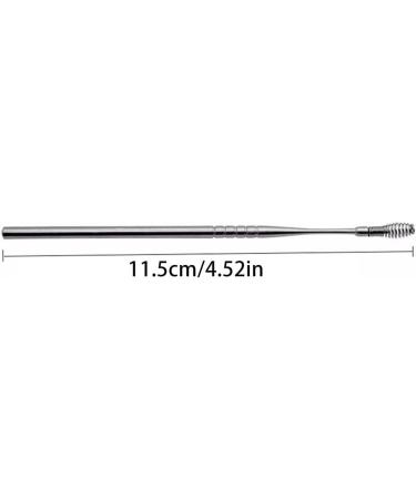 Liummrcy 2 PCS Stainless Steel Ear Pick Set - Spring Earwax Removal Tools for Kids & Adults - Effective Ear Care Solution - Buy Online on GoSupps.com