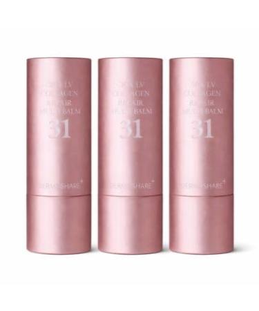 DERMASHARE Collagen Repair Multi Balm Stick Value Trio (3Pack) Anti-Aging Wrinkle & Firming Care Long-Lasting Hydration Korean Skincare Made in Korea (0.38 oz x 3)