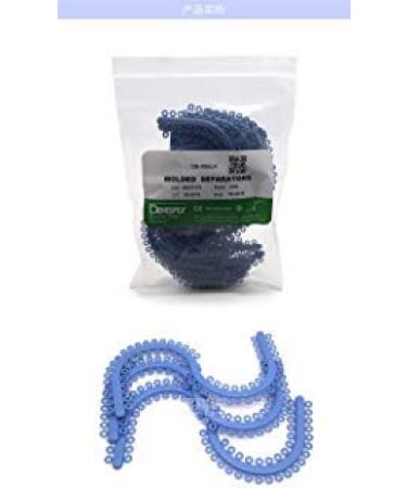 Superdental Orthodontic Separate Tie molded separators Colorful S type Blue Hot Product