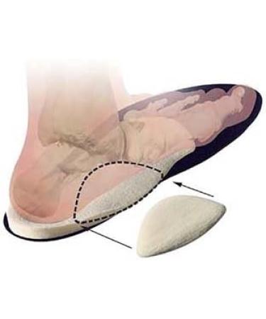 Hapad Scaphoid Pads - Arch Support Insoles for Arch Pain Relief - Self-Adhesive Wool Felt Shoe Inserts 5/16 Inch Thick - Small (12 Pairs) - Buy Online on GoSupps.com