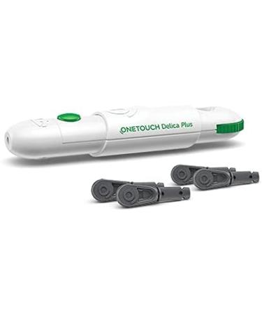 Delica Lancing Device + 10 Free Lancets | Easy Blood Glucose Testing - Buy Online on GoSupps.com